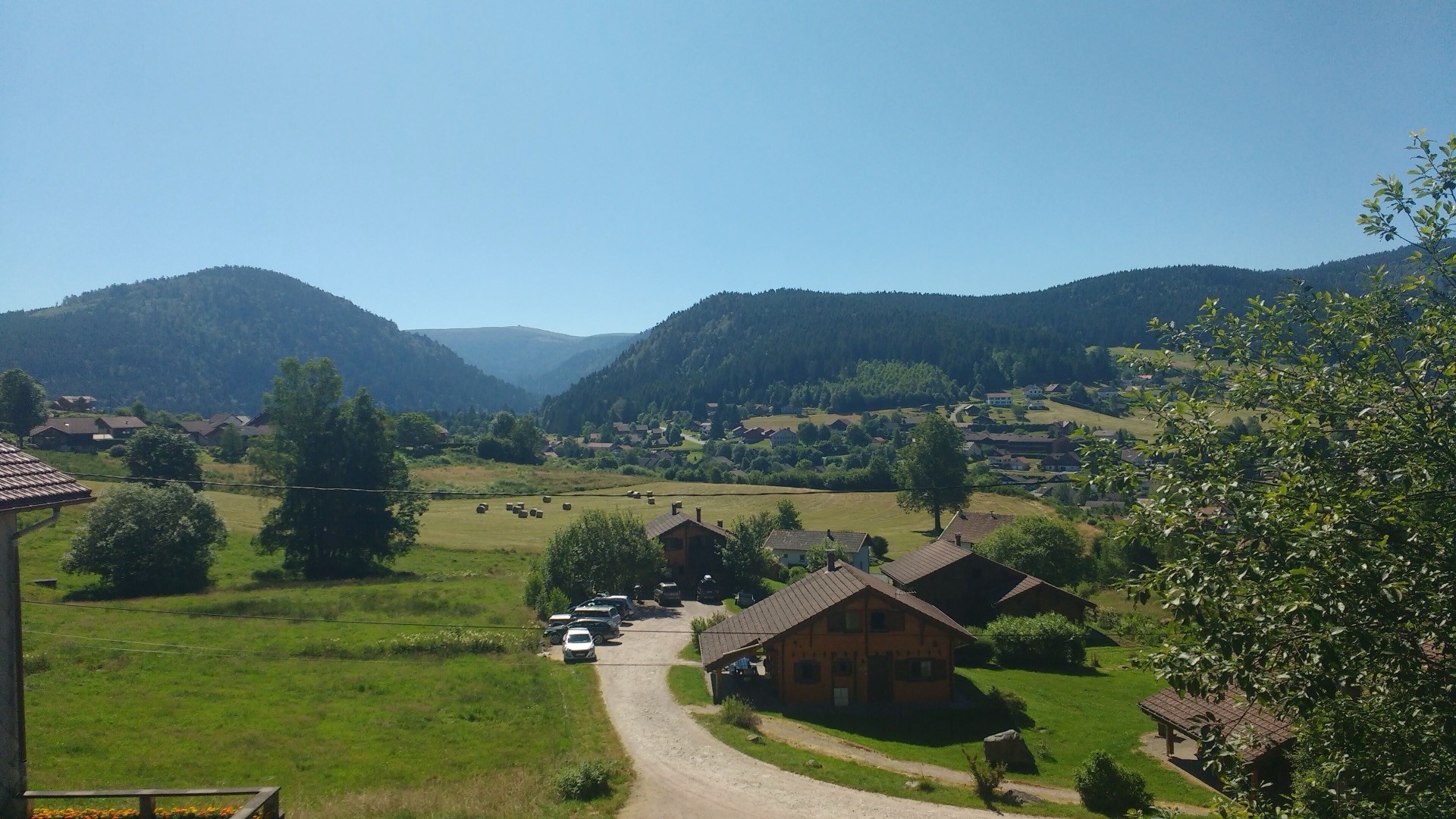 Vue sur le Hohneck depuis le Chalet Rimbaud
